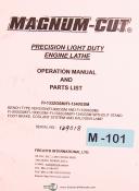 Magnum-Cut-Magnum-Cut FI-1332GSM & FI-1340GSM, Engine Lathe, Operations & Parts Manual-FI-1332GSM-01